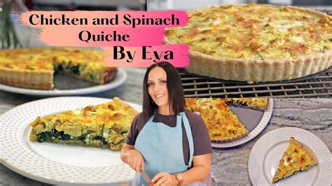 Easy Quiche Recipe With Homemade Pie Crust Chicken And Spinach Dining And Cooking