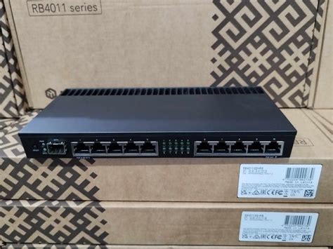 Mikrotik RB4011iGS RM Powerful 10xGigabit Port Router With A Quad Core