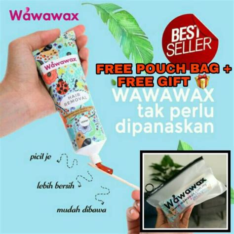 Wawawax ORIGINAL HQ Organic Hair Removal Cold Wax Shopee Malaysia