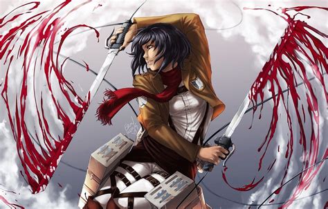 Attack On Titan Mikasa Wallpapers On Wallpaperdog