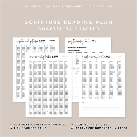 One Chapter a Day | Chapter by Chapter Plan | Minimalist Read BIBLE in
