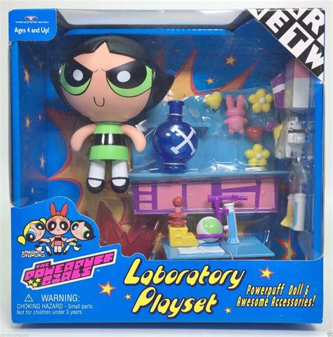 Cartoon Network The Powerpuff Girls Buttercup Laboratory Playset Nrfb