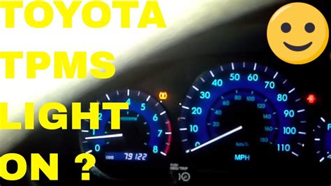 Tire Pressure Warning Light On Toyota Camry