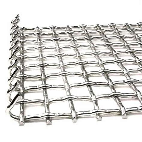 Stainless Steel Crimped Wire Mesh For Industrial Material Grade Ss