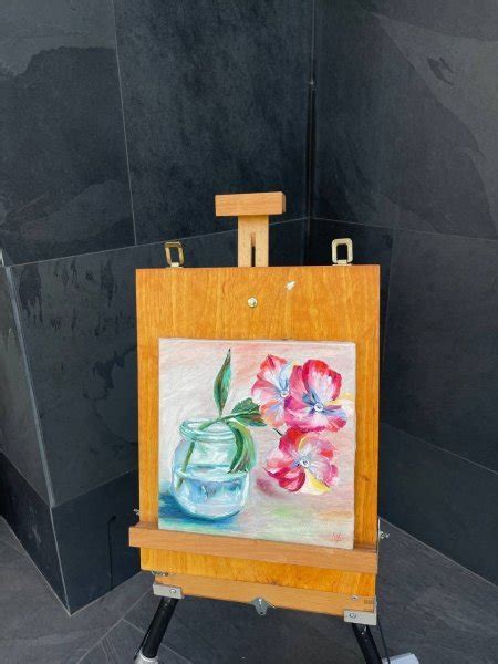 Flowers In A Jar Painting By Vira Savka Jose Art Gallery