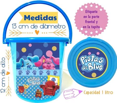 Cubeta Dulcero Pistas De Blue Fiestas Infantiles Bolo En Venta En