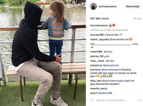 Le Message Plein D Amour De Karim Benzema Sa Fille Photos Closer