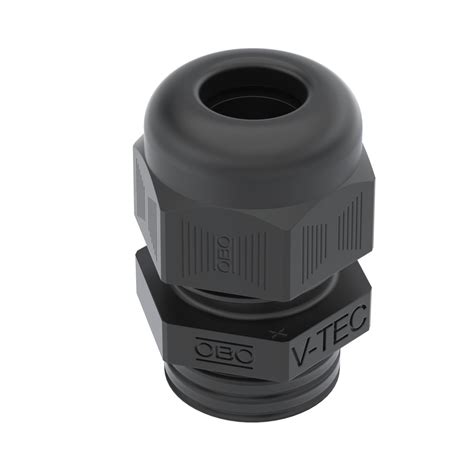 Cable Gland Pg Thread Black Obo