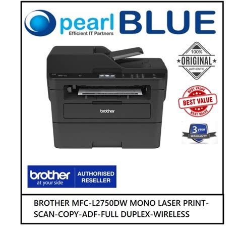 Brother Mfc L2750dw Monochrome Laser Printer Shopee Singapore