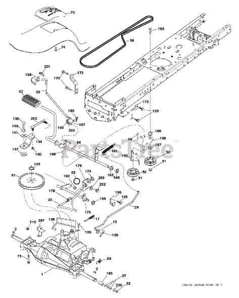 Poulan Po 12530 Lt 960480021 00 Poulan Lawn Tractor 2011 09 Drive Parts Lookup With