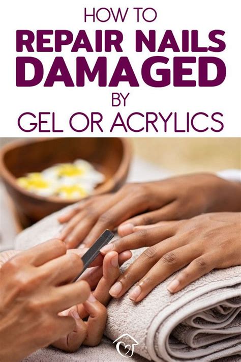 10 Ways To Repair Damaged Nails After Gel And Acrylics Nail Repair