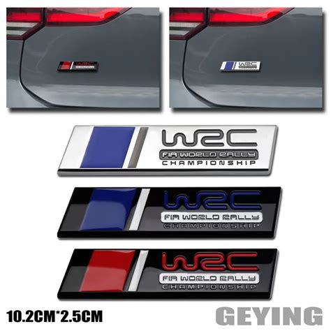 WRC Pegatina De Metal Para Coche Insignia De Rejilla Para VW Golf Polo