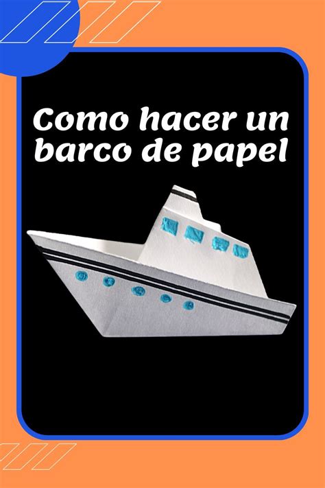 Como hacer un barquito de papel fácil