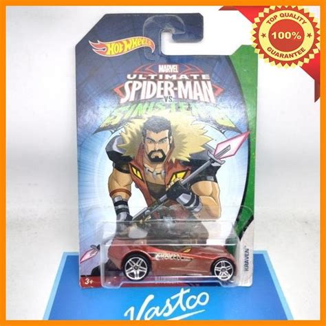 Jual VAST HOT WHEELS MARVEL SPIDERMAN ETTORIUM KRAVEN HOTWHEELS