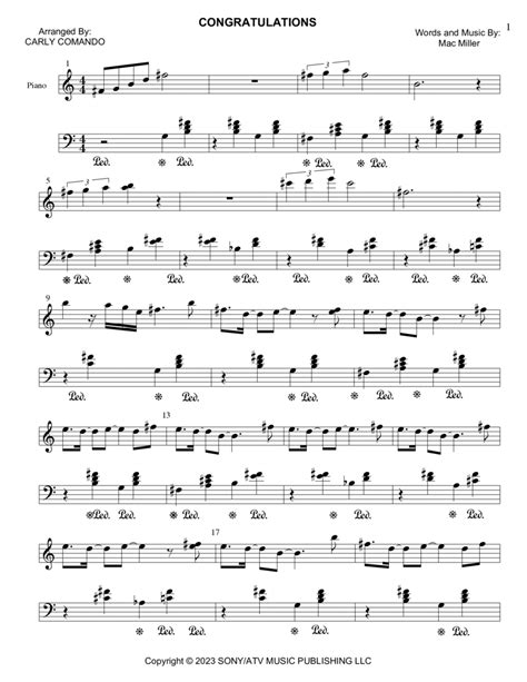 Congratulations - Piano Solo - Digital Sheet Music | Sheet Music Plus