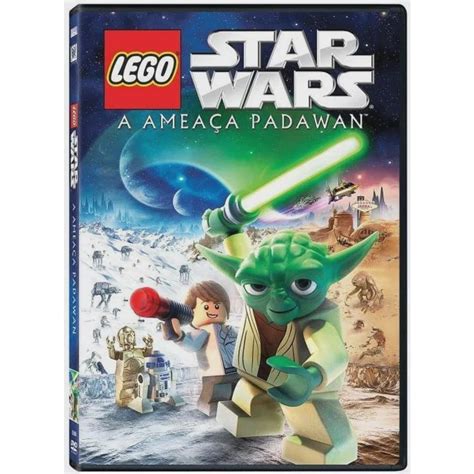 Lego Star Wars A Ameaca Padawan Dvd Original Lacrado No Shoptime