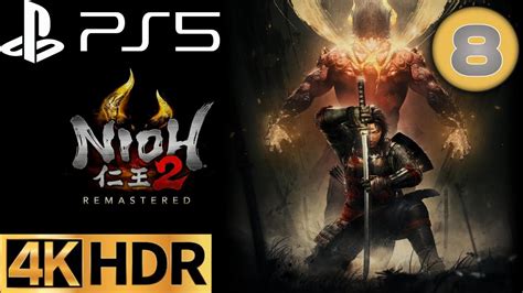 Nioh 2 Remastered PS5 Dark Omens 4K Mode 4K HDR 60FPS