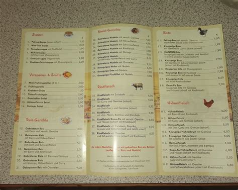 Menu Au Wok Meister Restaurant Gelnhausen