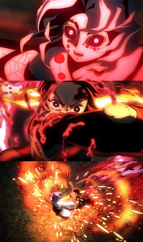 Tanjirou fighting Rui 👊🏻 | Anime, Slayer, Demon