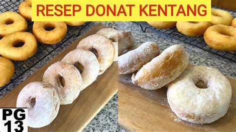 RESEP DONAT KENTANG Menggunakan Tepung Terigu Komachi Jepang Lembut