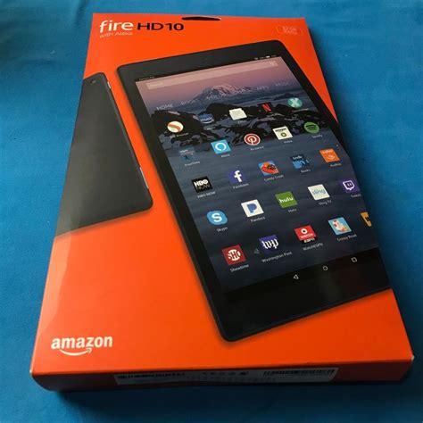 Amazon Fire Hd 10 Tablet 7th Gen 32gb Wi Fi 10 1 Screen Black With Alexa Ebay Tablet