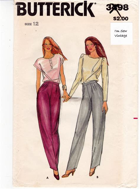 Butterick Vintage Sewing Pattern Misses Etsy