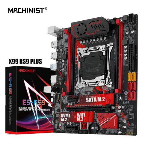 MACHINIST RS9 X99 Motherboard Support Xeon E5 V3 V4 LGA 2011 3 CPU