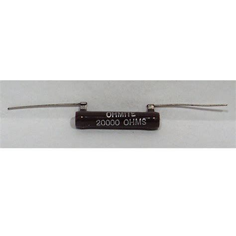 B J K Fixed Wirewound Resistor K Ohm Watts Vitreous Enamel