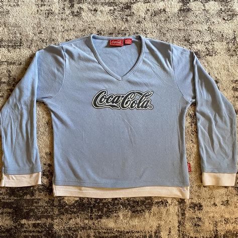 Vintage Coca Cola Long Sleeve Womens Large Can Fit Depop