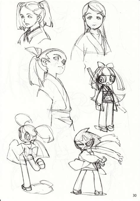 Some Character Sketches For The Animated Movie