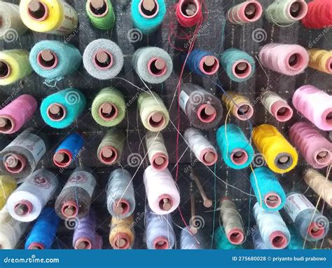 Various Colors Of Sewing Thread To Adjust The Color Of The Fabric