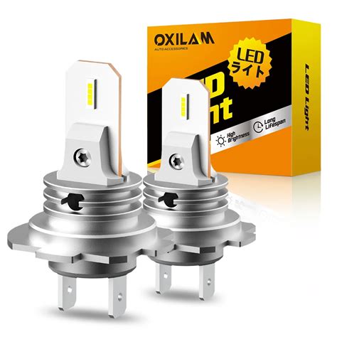 Oxialm Lm Cabe A Do Carro L Mpada H Led Fanless Motocicleta Farol