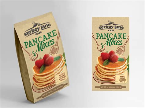 PANCAKE FLAVOUR MIX PACKAGE DESIGN :: Behance