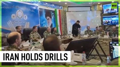 Iran Conducts Extensive Air Drills As Tensions Rise