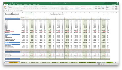 10 Year Bizplanbuilder Business Plan Financial Budget Projection Model In Excel