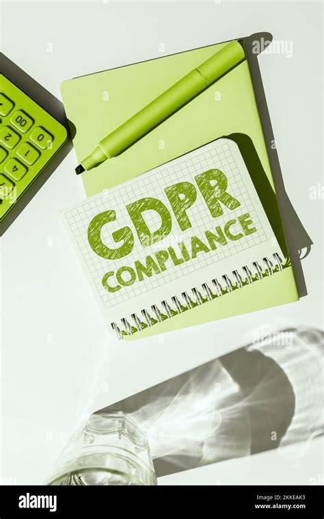 Légende présentant la conformité GDPR Mot pour la protection et la vie