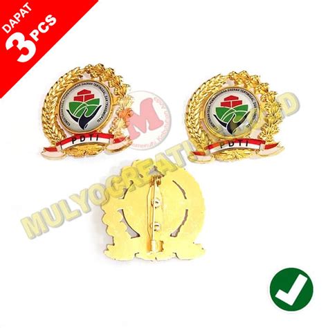 Logo PDTI - Pin Pembangunan Daerah Model Padi Dan Kapas / 3pcs ...