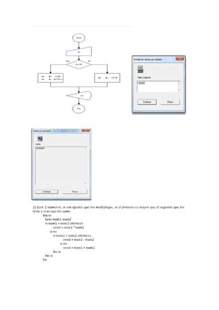 Taller Estructuras Condicionales Pdf