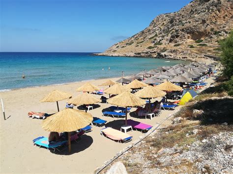 Agios Nikolaos Beach 🏖️ Arkasa Karpathos Island Greece Detailed Features Map Photos