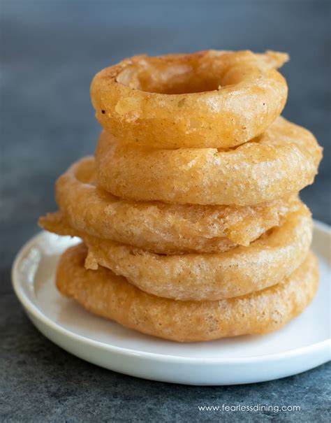 The Best Gluten Free Fried Onion Rings - Fearless Dining