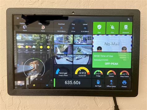 Finished My Tablet Wall Mount R Homeassistant