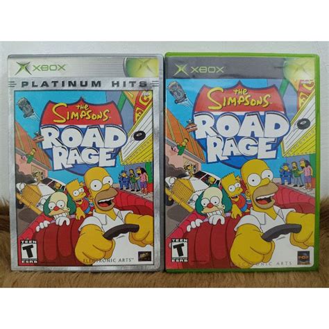 Xbox Og The Simpsons Road Rage Platinum Hits And Standard Edition Ntsc Shopee Philippines