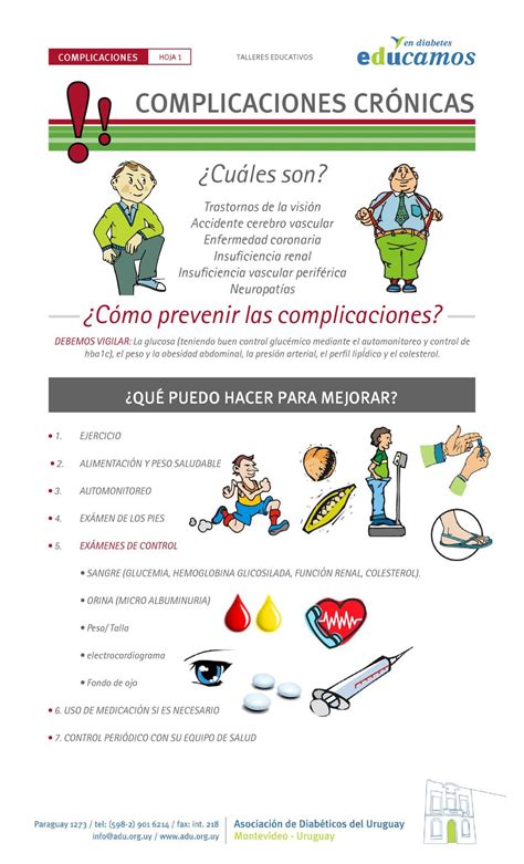 Folleto Complicaciones Crónicas Por La Diabetes Adu By Asociación De Diabéticos Del Uruguay