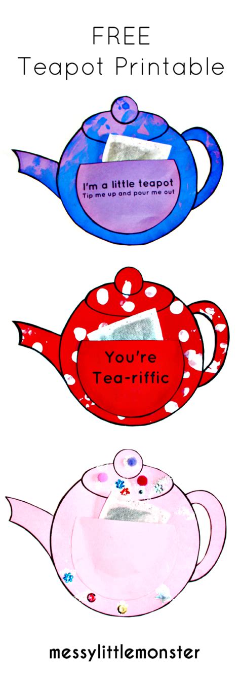 Free Teapot Craft Idea Nursery Rhymes Teapot Crafts Nursery Rhyme - Riset