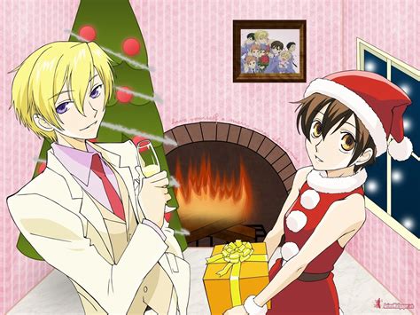 Haruhi And Tamaki Wallpaper Tamaki And Haruhi Ouran High School Host