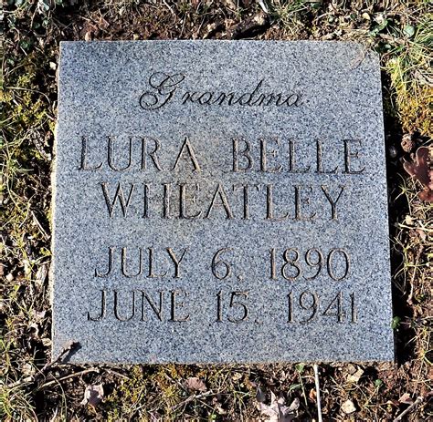 Lura Belle Head Wheatley 1890 1941 Homenaje De Find A Grave