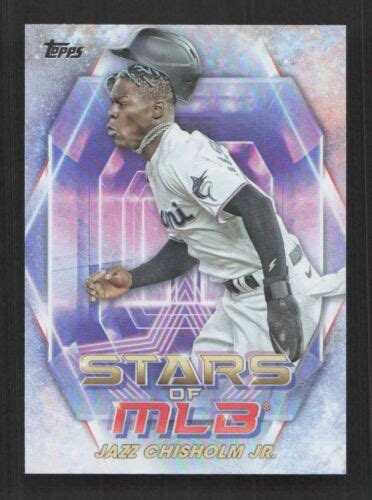 Jazz Chisholm Jr 2023 Topps Series 1 STARS Of MLB Miami Marlins SMLB