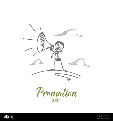 Promotion Concept Hand Drawn Isolated Vector Stock Vector Image Art