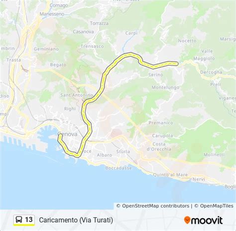 Linea 13 Orari Fermate E Mappe Caricamento Via Turati Aggiornato