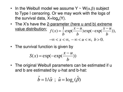 Ppt Parametric Survival Models Ch 7 Powerpoint Presentation Free Download Id2966854